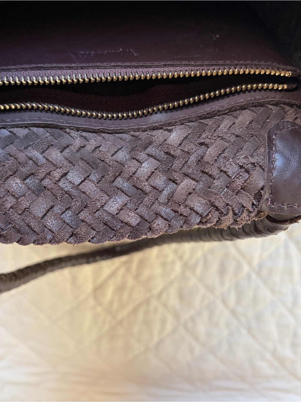 Madewell Black Woven Leather Tote - Picture 4 of 6